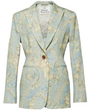 Vivienne Westwood Long-Sleeved Suit Jacket - Green