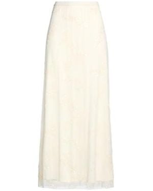 MAX&Co. Sequined Midi Skirt - White