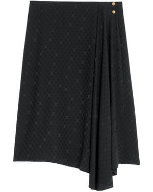 Celine Asymmetrical Skirt - Black
