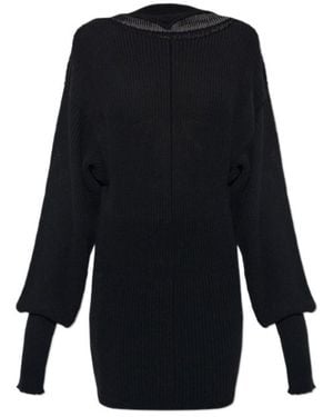 Rick Owens Long-Sleeved Knitwear - Blue