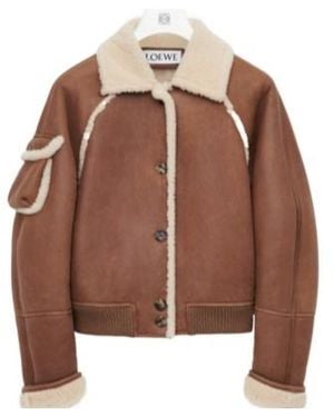 Loewe Bomber Jacket - Brown