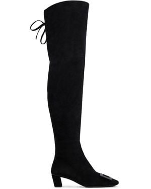 Roger Vivier Belle Vivier Over-The-Knee Boots - Black