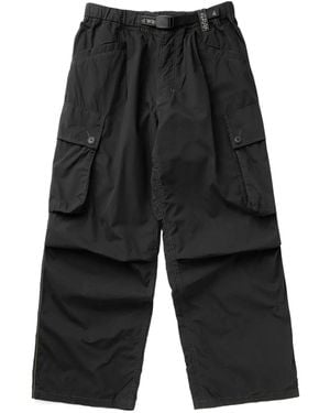 and wander X Gramicci Military Wide Overalls - Black