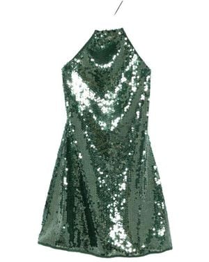 Oséree Sequin Dress - Green