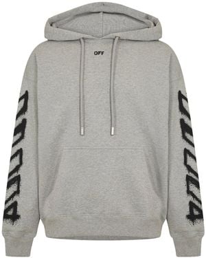 Off-White c/o Virgil Abloh Overhead Hoodie - Gray