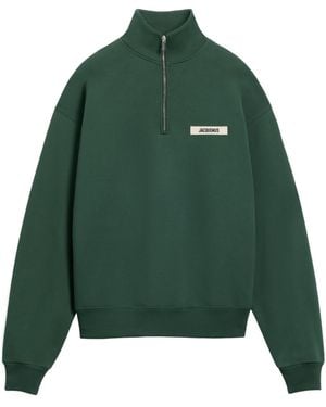 Jacquemus Zip Turtleneck Sweatshirt - Green