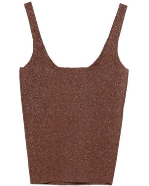 Liu Jo Shimmer Top - Brown
