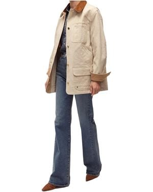 Veronica Beard Abbas Barn Jacket - Natural