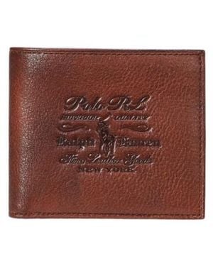Polo Ralph Lauren Medium Bi-Fold Leather Wallet - Red