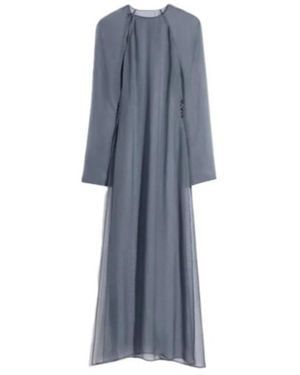 Lemaire Round Neck Dress - Blue
