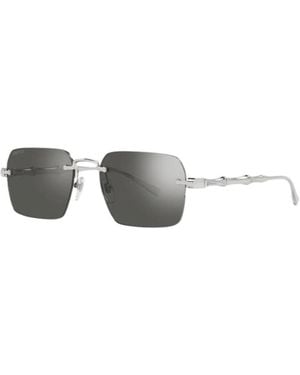 Gucci Eyewear Frameless Rectangular Sunglasses - Multicolor