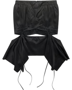 KNWLS Panelled Skirt - Black