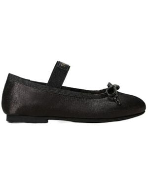 Twinset Satin Ballet Flats - Black