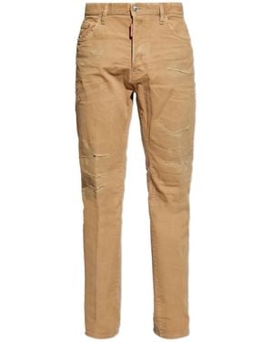 DSquared² Slim-Fit Jeans - Natural
