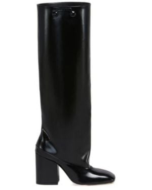 Marni Leather Trunkaroo Knee-High Boot - Black