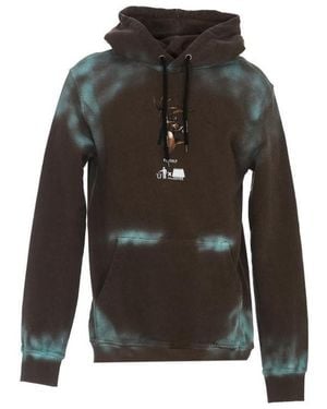 Mauna Kea Spray Deer Hoodie - Gray