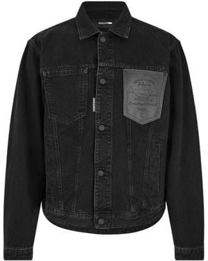 DSquared² Washeddenim Jacket - Black