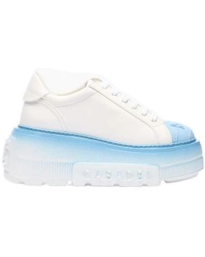 Casadei Nexus Toe Cap Sneakers - Blue
