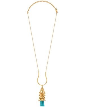 Patou Pendant Necklace - White