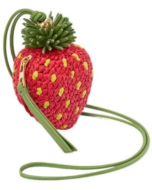 Loewe Strawberry Coin Purse - Green