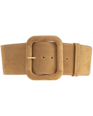 Ami Paris Ami Wide Buckle Belt - Multicolour