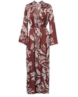 Poupette Lea Printed Beach Cover-Up - Red