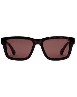Gucci Rectangular Frame Sunglasses - Multicolour