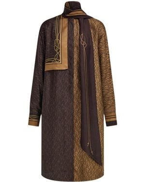 Ferragamo Shirt Dress - Brown