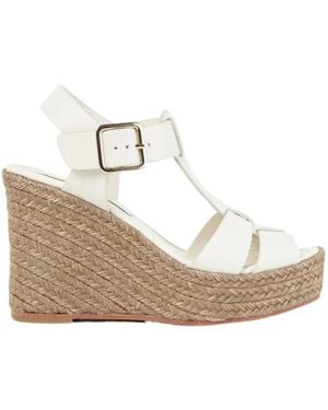 Paloma Barceló Paloma Barceló Alison Wedge Sandals - White