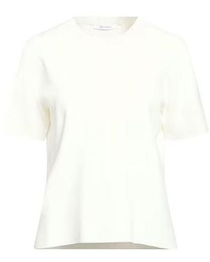 Max Mara Plain Color Sweaters - White