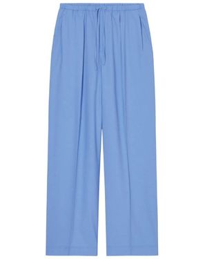 Closed Lace-Up Casual Trousers - Blue
