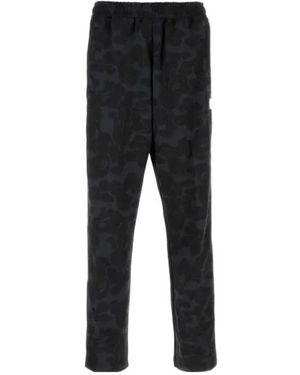 A Bathing Ape Camo Relaxed Joggers - Black
