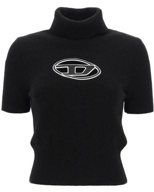 DIESEL M-Argaret Cut-Out Detailed Jumper - Black