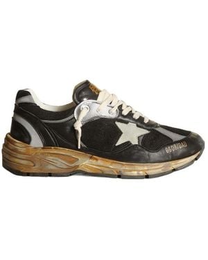 Golden Goose Running Dad Net Lace-Up Trainers - Black