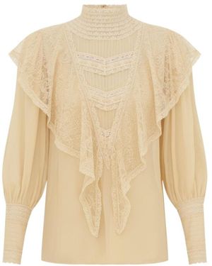 Zimmermann Momentum Waterfall Blouse - White
