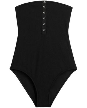 TOTEME Totême Sleeveless Strapless Swimsuit - Black