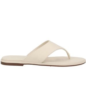 Aeyde Amaya Flat Thong Sandals - White