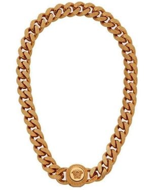 Versace Medusa Chain-Link Necklace - Metallic