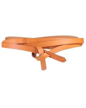 Isabel Marant Solidcolor Thin Belt - Orange
