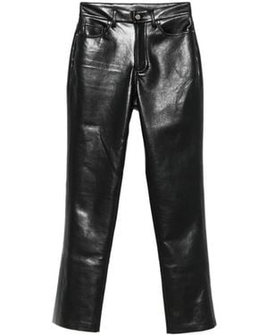 Anine Bing Bruno Straight Leg Trousers - Grey