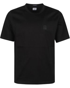 C.P. Company Logo-Patch T-Shirt - Black