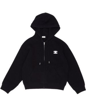 Celine Hooded Cardigan - Blue