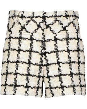 Diane von Furstenberg Gramercy High-Rise Bouclé Shorts - Multicolour