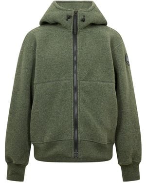 Canada Goose Front Zip Hooded Jacket - Green