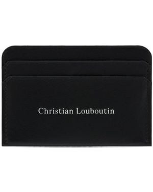 Christian Louboutin Canopy Card Holder - Black