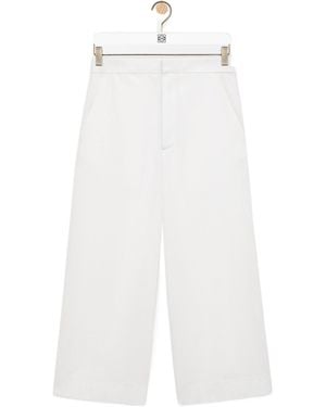 Loewe X Paula's Ibiza Anagram-Embroidered Jeans - White