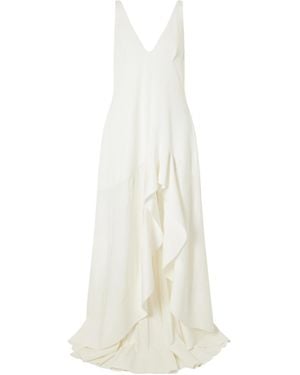 Stella McCartney Casual V-Neck Maxi Dress - White