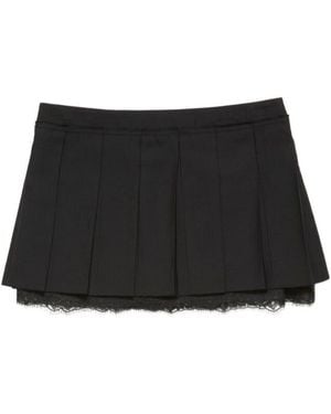Acne Studios Mini Pleated Skirt - Black