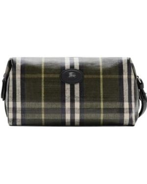 Burberry Highlands Travel Pouch - Gray