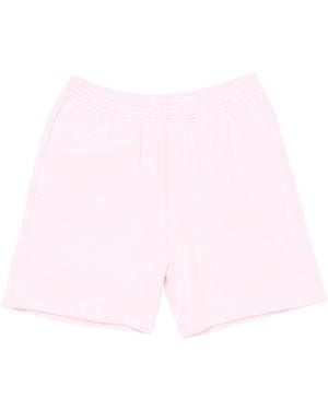 Acne Studios Logo-Embroidered Shorts - Pink